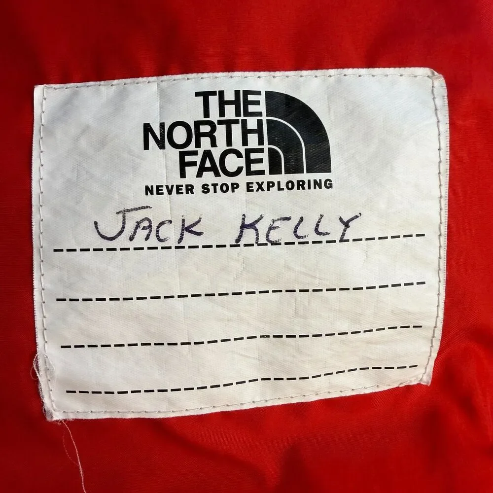 The North Face Boys North Down 600 Down Hooded Puffer Jacket Red Size XL (14-16)